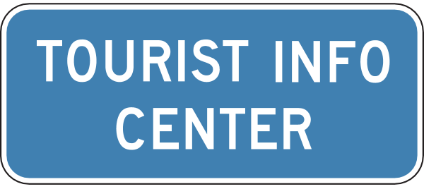 Tourist information sign